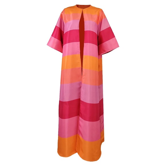 Lena Vie Picasso Duster In Sherbet - Picture 10 of 12